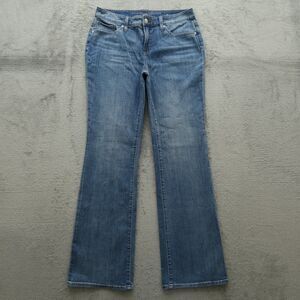 Chico's Jeans Women's Size 00R US-2R Blue Mid-Rise Girlfriend Flare 31" Inseam